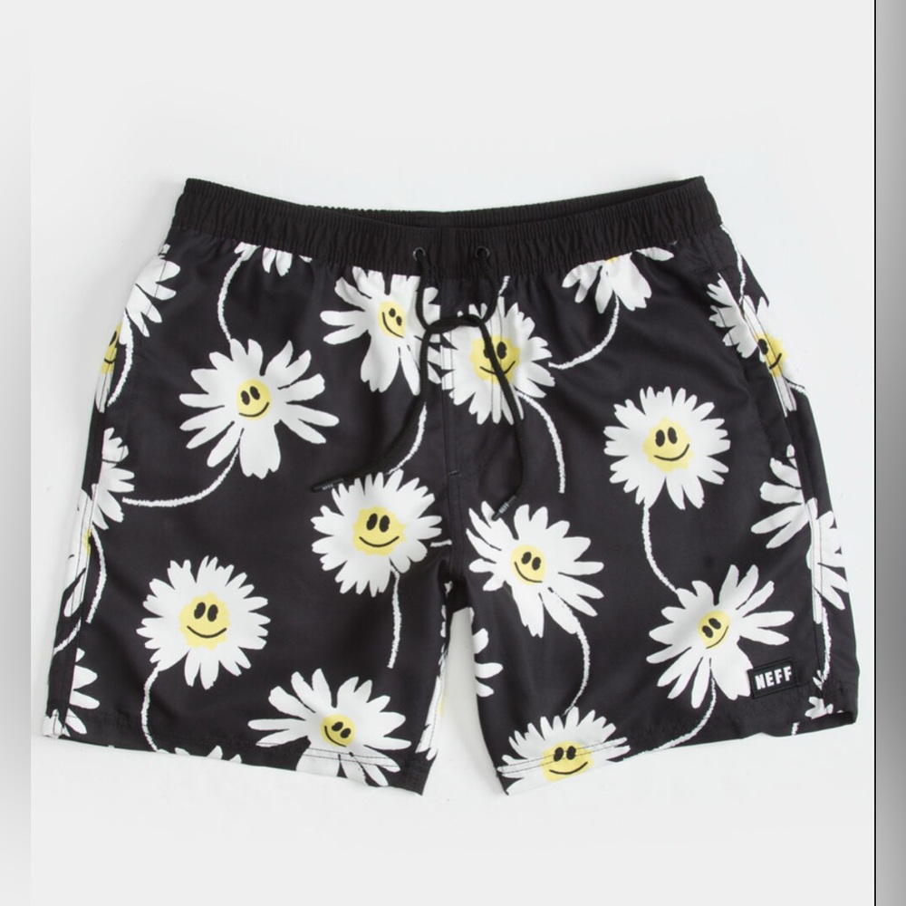 Neff Dazey Black and White Shorts Men’s